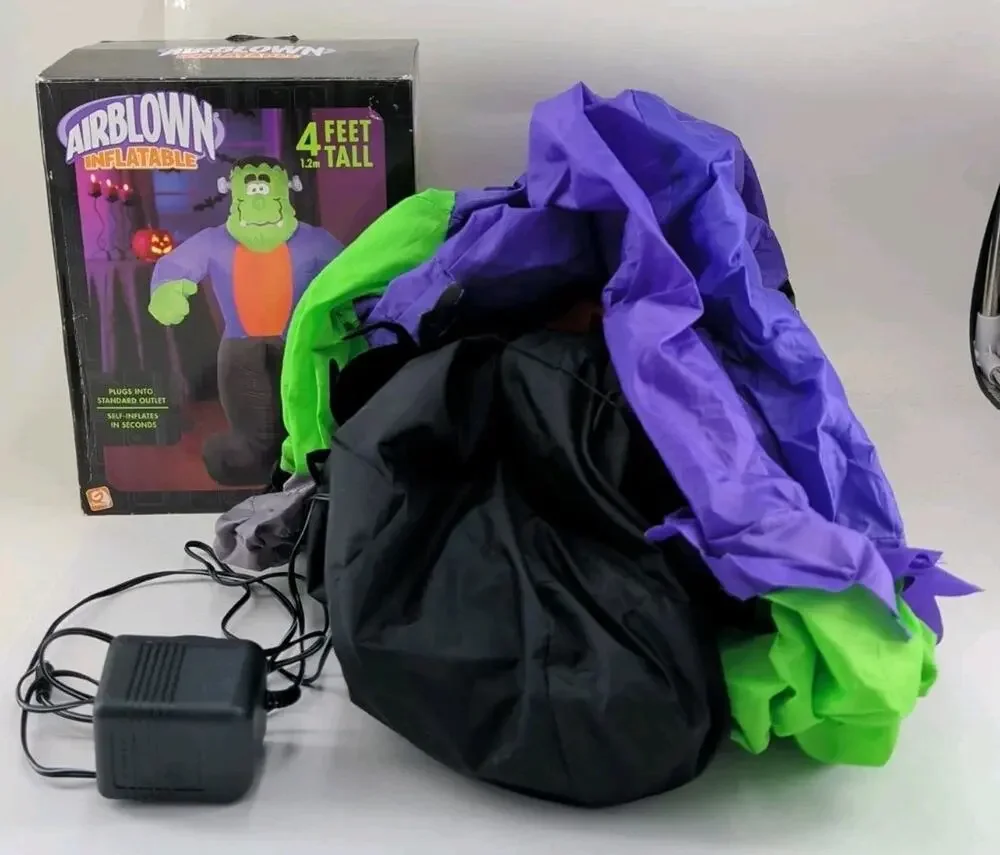 Gemmy Airblown Inflatable 2005 Frankenstein Monster 4 Ft Halloween Yard Decor